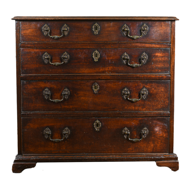 Fine Small Chippendale Mahogany Chest Of Drawers