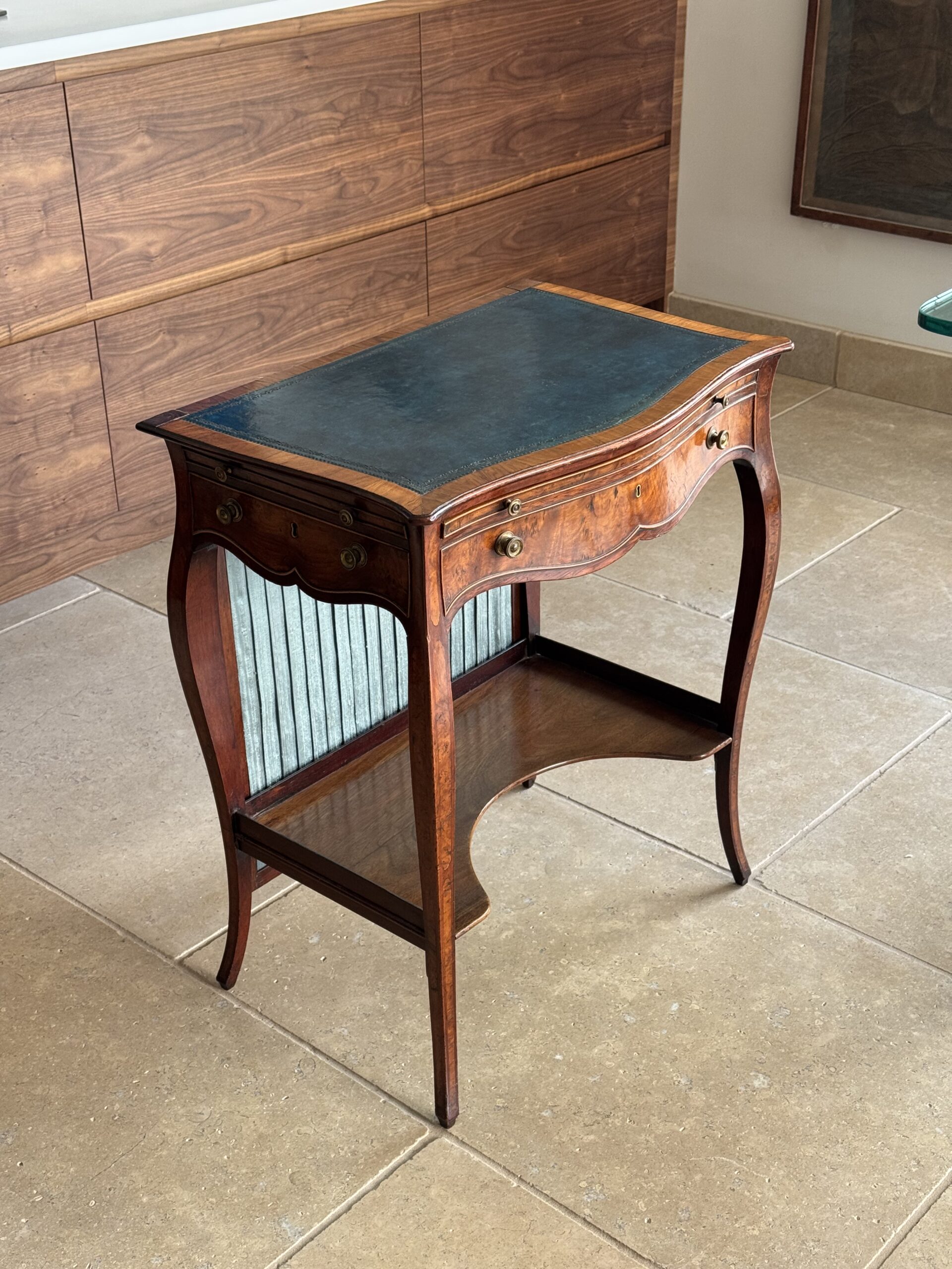 IMG_2871 George III Serpentine Inlaid Writing Dressing Table