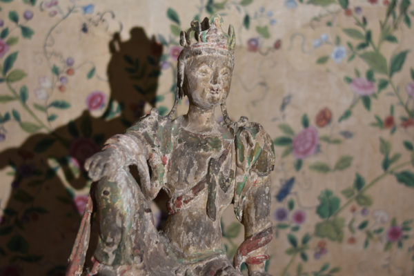 Chinese Guan Yin Figure Early Ming Dynasty - Front