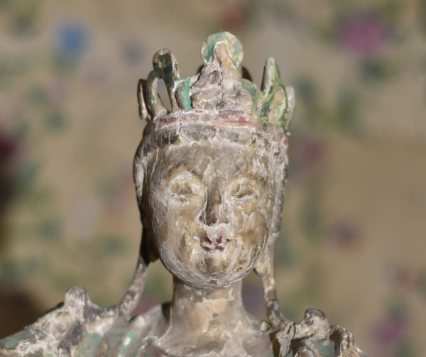 Chinese Guan Yin Figure Early Ming Dynasty - Front on
