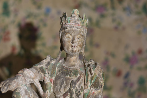 Chinese Guan Yin Figure Early Ming Dynasty - Frontal