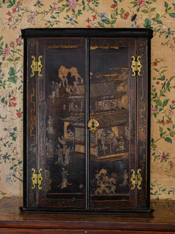 18th Century Coromandel Lacquer Corner Cabinet
