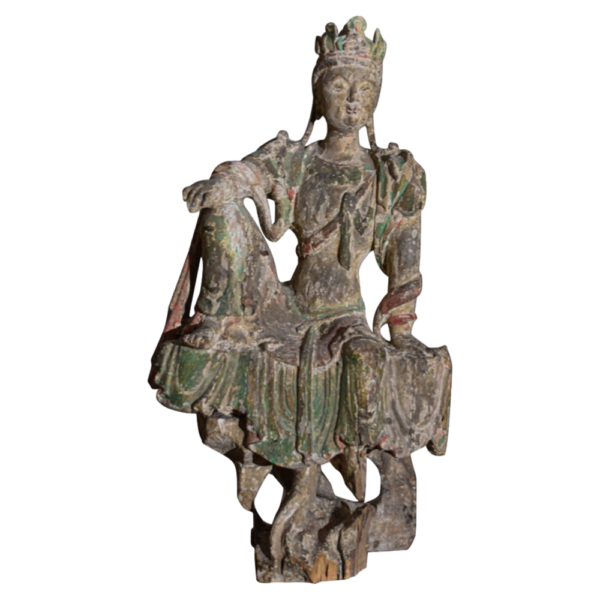 Chinese Guan Yin Figure Early Ming Dynasty