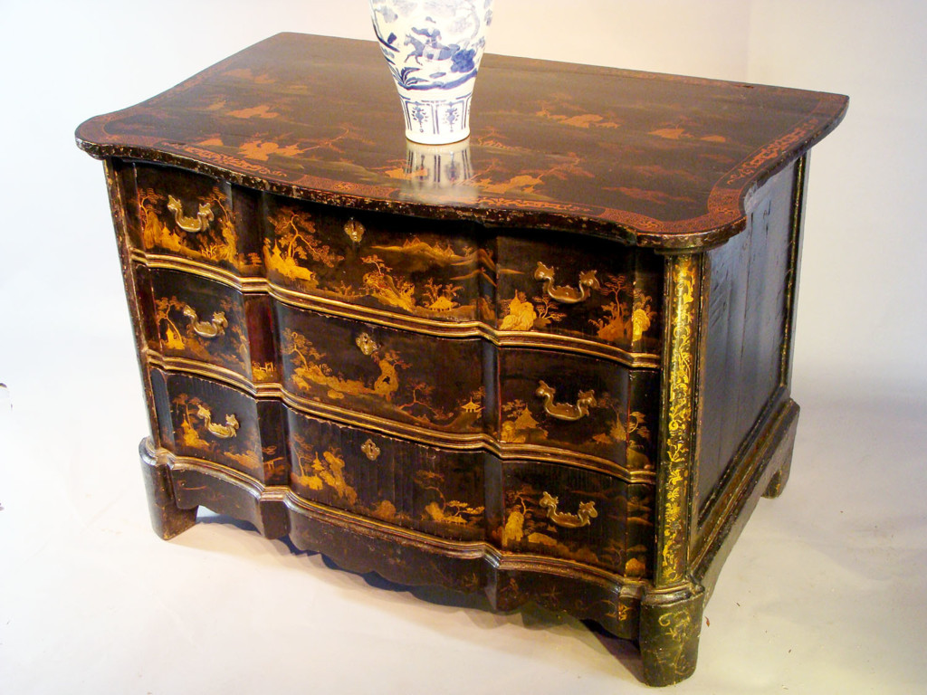 Lacquered antique furniture from Box House Antiques