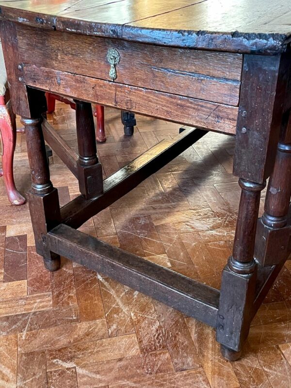 Rare Large English 17th Century Walnut Gateleg Table -Gateleg