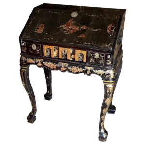 Small Chinese 18th Century Export Lacquer Desk