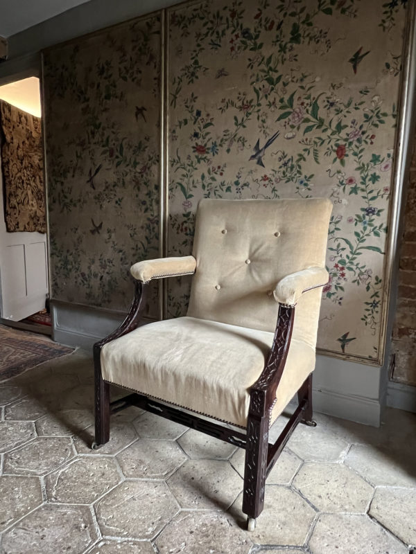 George lll Gainsborough library armchair