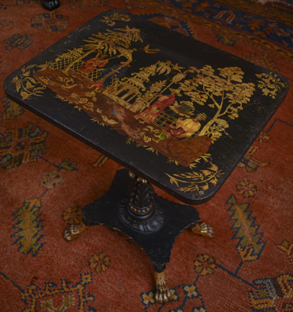 Regency chinoiserie occasional table - Side