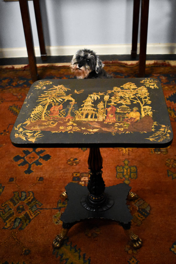 Regency chinoiserie occasional table - Top