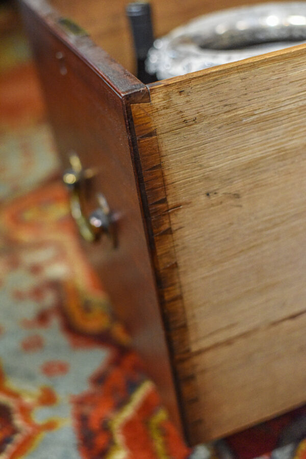 A Fine Pair Of George III Pedestal Cabinets In Mahogany Drawer