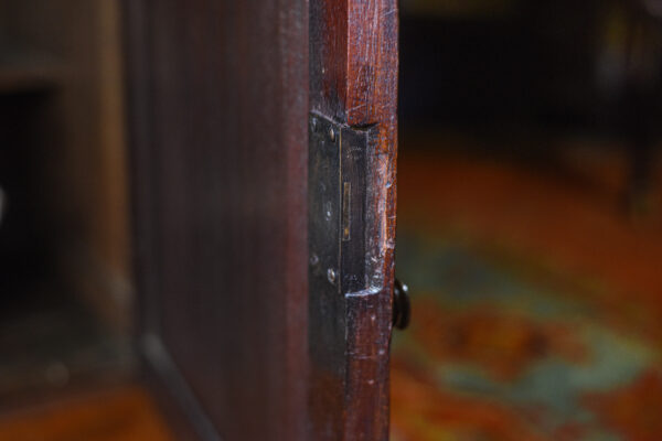 George III Mahogany Rent Table, In The Manner Of Gillows Lock 2