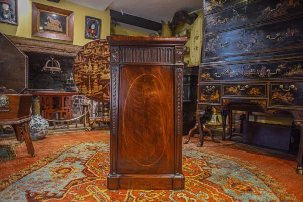 A Fine Pair Of George III Pedestal Cabinets In Mahogany Single