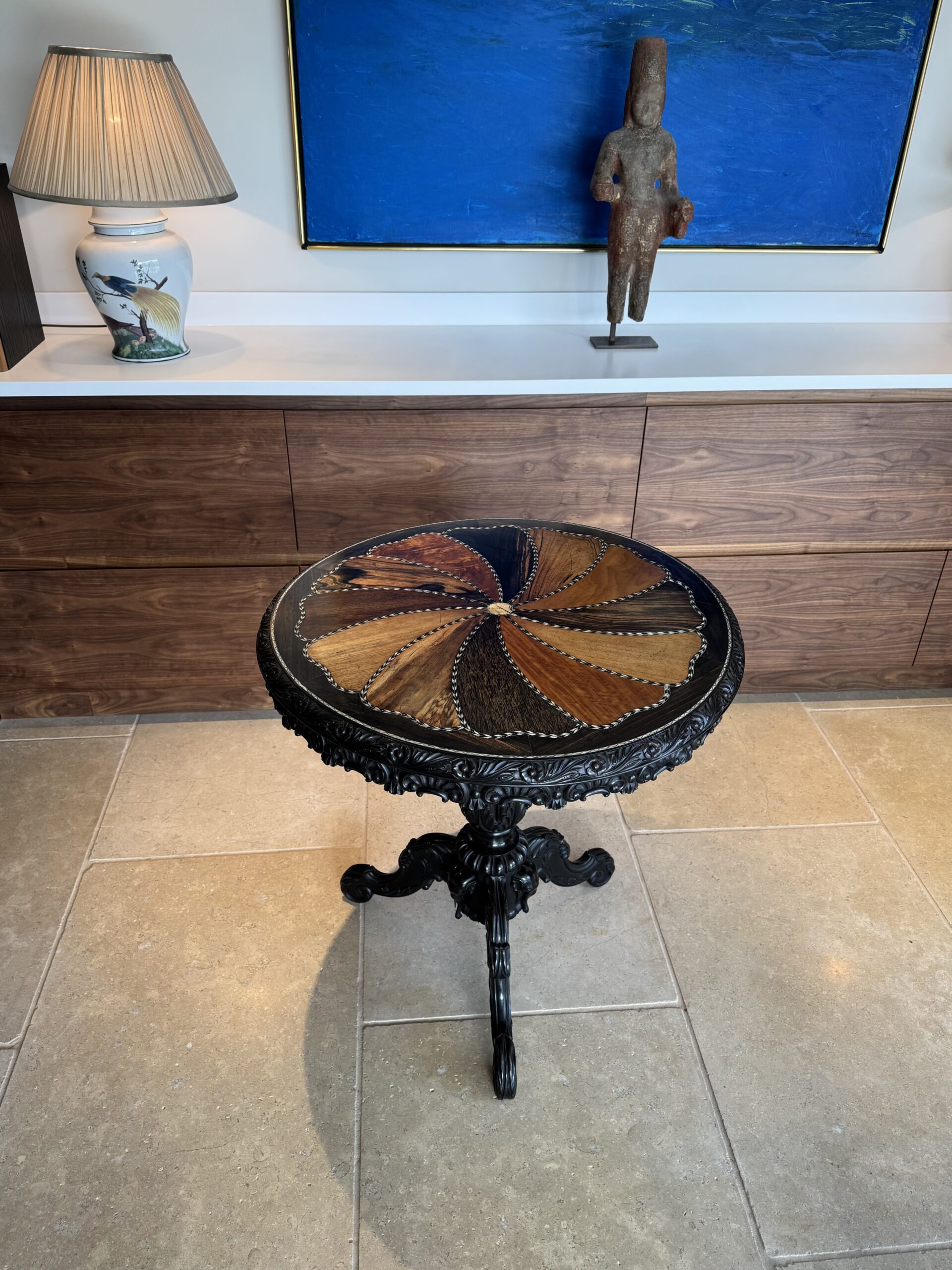 FullSizeRender Fine Ceylonese 19th-Century Specimen Wood Table Top Portrait