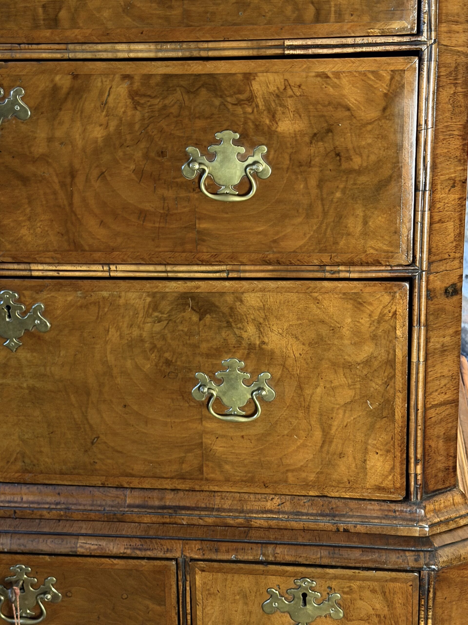 IMG_5550 Queen Anne Walnut Chest On Stand Drawers